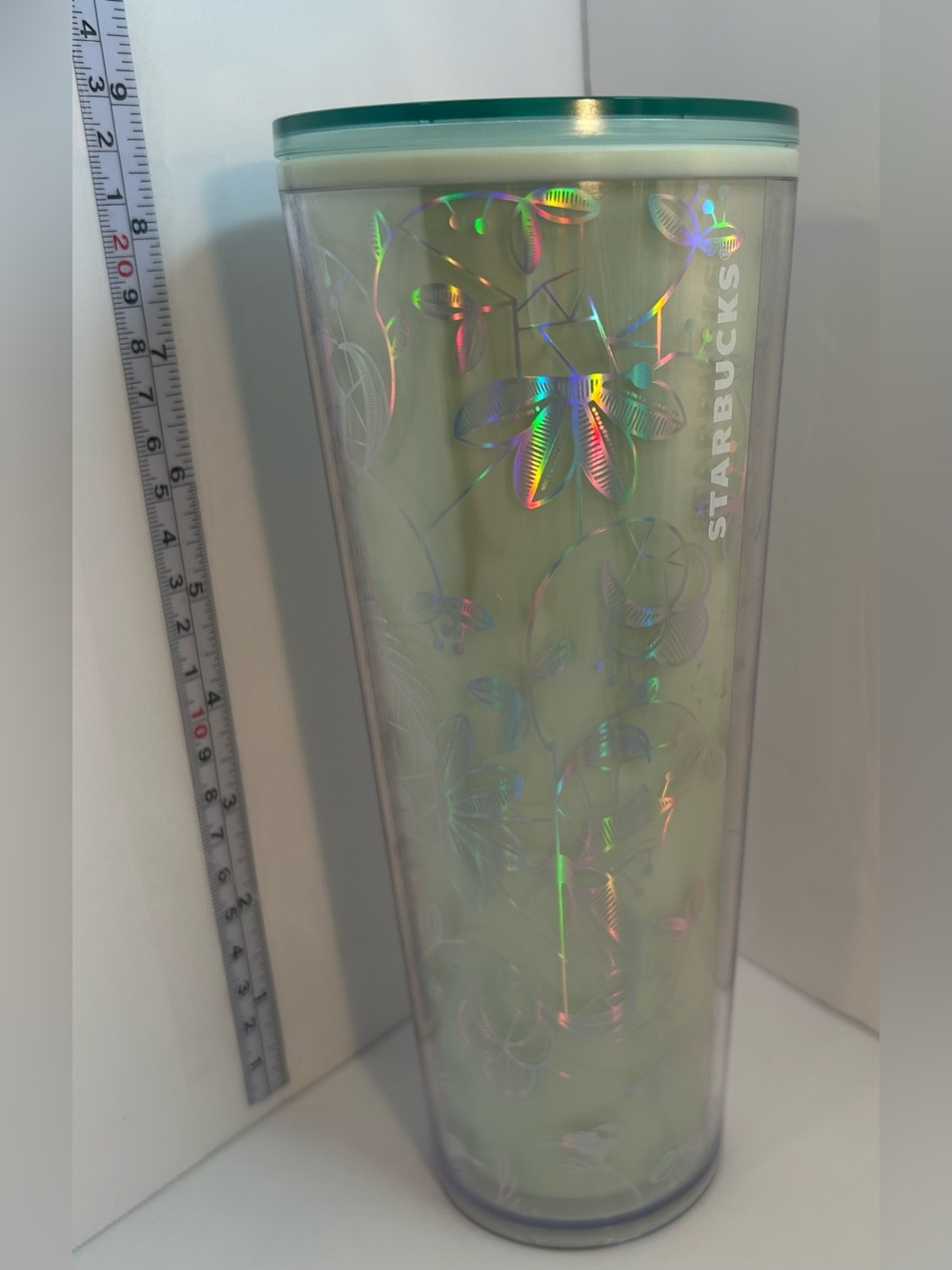 Starbucks Winter Woodland Mint Color Change Tumbler Deer Fox Lace Venti 202